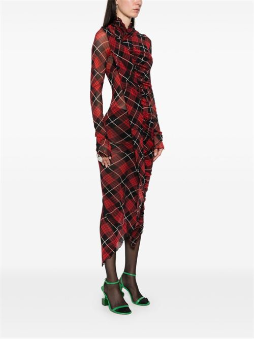 Tartan midi dress JEAN PAUL GAULTIER | 2431FRO230T568300001